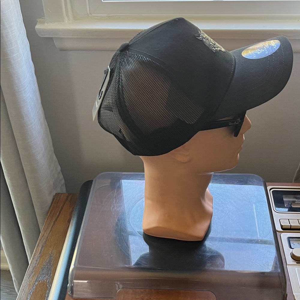 Black Cap w tiger patch - image 2